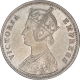 Silver One Rupee Coin of Victoria Empress of Calcutta Mint of 1901.