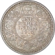 Silver One Rupee Coin of King George V of Calcutta Mint of 1915.