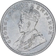 Silver One Rupee Coin of King George V of Calcutta Mint of 1917.