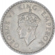 Silver One Rupee Coin of King George VI of Bombay Mint of 1940.