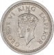 Silver One Rupee Coin of King George VI of Bombay Mint of 1944.