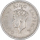 Silver One Rupee Coin of King George VI of Lahore Mint of 1944.