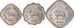 Cupro Nickle Coins of Bull Series of Republic India.