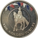 Cupro Nickel Fifty Pence Coin of Queen Elizabeth II of Falkland Islands of United Kingdom  of 2002.