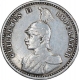 Silver Quarter Rupee Coin of Kaiser Wilhelm of German East Africa of 1907.