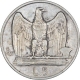 Silver Five Lire Coin of Vittorio Emanuele III of Italy of 1927.