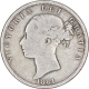 Silver Half Crown Coin of Victoria Queen of United Kingdom of 1881.