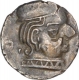 Error Silver Drachma Lakhi Coin of Western Kshatrapas.