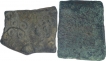 Copper Karshapana Coins of Damabhadra of Bhadra Mitra Dynasty.