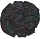 Copper Coin of Satakarni I of Satavahana Dynasty.