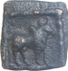 Copper Square Coin of Apollodotus II of Indo Greeks.