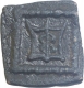 Copper Square Coin of Apollodotus II of Indo Greeks.