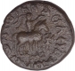 Copper Drachama Coin of Soter Megas of Kushan Dynasty.