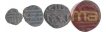 Copper Kasu Coins of Krishnadevaraya of Tuluva Dynasty of Vijaynagar Empire. 