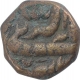 Copper Dam Coin of Akbar of Bairata Mint. 