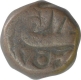 Copper One Dam Coin of Akbar of Gobindpur Mint of Bahman Month.