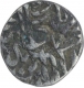 Silver Half Rupee Coin of Akbar of Mulher Mint.