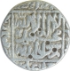 Silver One Rupee Coin of Akbar of Ahmadabad Mint.