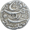 Silver One Rupee Coin of Akbar of Allahabad Mint. 