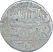 Silver One Rupee Coin of Shah Jahan of Ahmadabad Mint.