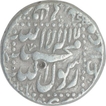 Silver One Rupee Coin of Shahjahan of Burhanpur Mint. 