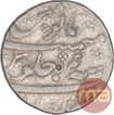 Silver One Rupee Coin of Aurangzeb of Ahmadabad Mint. 