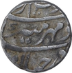 Silver One Rupee Coin of Aurangzeb of Akbarnagar Mint.