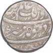 Silver One Rupee Coin of Aurangzeb Alamgir of Alamgirpur Mint.