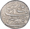 Silver One Rupee Coin of Aurangzeb of Khanbayat Mint.