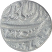 Silver One Rupee Coin of Aurangzeb Alamgir of Lahore Dar Ul Saltanat Mint.