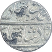 Silver One Rupee Coin of Ahmad Shah Bahadur of Kora Mint. 