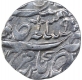 Silver One Rupee Coin of Ahmadnagar Farukhabad Mint of Farukhabad. 