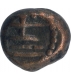 Copper Kasu Coin of Shivaganga Rajas.