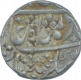 Silver One Rupee Coin of Sawai Jaipur Mint of Karauli State.