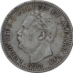 Silver Half Rupia Coin of of Luiz I of Indo Portuguese. 