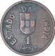 Bronze One Tanga Coin of Portuguese Administration of Indo Portuguese. 