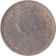 Copper One Twelfth Anna Coin of Victoria Empress of Calcutta Mint of 1891.