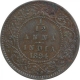 Copper One Twelfth Anna Coin of Victoria Empress of  Calcutta Mint of 1894.