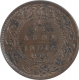 Copper One Twelfth Anna coin of King Edward VII of Calcutta Mint of 1904.