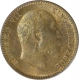 Bronze One Twelfth Anna Coin of King Edward VII of Calcutta Mint of  1909.