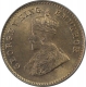 Bronze One Twelfth Anna Coin of King George V of Bombay Mint of 1925.