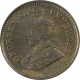 Bronze Half Pice Coin of King George V of Calcutta Mint of 1922.