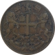 Copper One Quarter Anna Coin of East India Company of  Royal Mint of 1857.