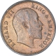 Bronze One Quarter Anna Coin of King Edward VII of Calcutta Mint of 1910.