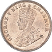 Copper One Quarter Anna Coin of King George V of Calcutta Mint of 1913.