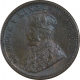 Copper One Quarter Anna Coin of King George V of Calcutta Mint of 1929.