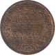 Copper One Quarter Anna Coin of King George V of Calcutta Mint of 1931.