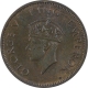 Bronze One Quarter Anna Coins of King George VI of Calcutta Mint of 1942.