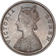 Copper Half Anna Coin of Victoria Queen of Bombay Mint of 1862.