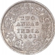 Silver Two Annas Coin of Victoria Empress of Calcutta Mint of 1901.